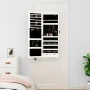 Mirror with jewelry box and LED lights for white wall by vidaXL, Mirrors - Ref: Foro24-353235, Price: 96,98 €, Discount: %