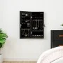 Espejo con joyero y luces LED para pared negro by vidaXL, Mirrors - Ref: Foro24-353248, Price: 72,82 €, Discount: %