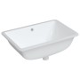 Rechteckiges Waschbecken aus weißer Keramik, 60 x 40 x 21 cm von vidaXL, Sinkt - Ref: Foro24-153728, Preis: 88,66 €, Rabatt: %