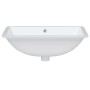 Rechteckiges Waschbecken aus weißer Keramik, 60 x 40 x 21 cm von vidaXL, Sinkt - Ref: Foro24-153728, Preis: 88,66 €, Rabatt: %