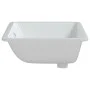 White ceramic rectangular bathroom sink 60x40x21 cm by vidaXL, Sinks - Ref: Foro24-153728, Price: 80,68 €, Discount: %