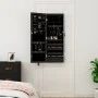 Espejo con joyero y luces LED para pared negro by vidaXL, Mirrors - Ref: Foro24-353236, Price: 105,89 €, Discount: %