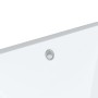 White ceramic rectangular bathroom sink 60x40x21 cm by vidaXL, Sinks - Ref: Foro24-153728, Price: 88,66 €, Discount: %