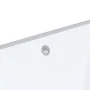 White ceramic rectangular bathroom sink 60x40x21 cm by vidaXL, Sinks - Ref: Foro24-153728, Price: 80,68 €, Discount: %