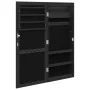 Mirror with jewelry box and LED lights for black wall by vidaXL, Mirrors - Ref: Foro24-353242, Price: 80,73 €, Discount: %