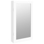Espejo con joyero y luces LED para pared blanco by vidaXL, Mirrors - Ref: Foro24-353229, Price: 75,64 €, Discount: %