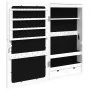 Espejo con joyero y luces LED para pared blanco by vidaXL, Mirrors - Ref: Foro24-353229, Price: 71,81 €, Discount: %