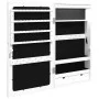 Espejo con joyero y luces LED para pared blanco by vidaXL, Mirrors - Ref: Foro24-353229, Price: 71,81 €, Discount: %