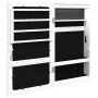 Wall-mounted mirror with jewelry cabinet and LED lights in white by vidaXL, Mirrors - Ref: Foro24-353238, Price: 67,46 €, Dis...