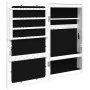 Wall-mounted mirror with jewelry cabinet and LED lights in white by vidaXL, Mirrors - Ref: Foro24-353238, Price: 67,46 €, Dis...