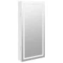 Mirror with jewelry box and LED lights for white wall by vidaXL, Mirrors - Ref: Foro24-353247, Price: 65,84 €, Discount: %