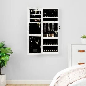 Spiegel mit Schmuckschatulle und LED-Leuchten für weiße Wand von vidaXL, Spiegel - Ref: Foro24-353250, Preis: 101,17 €, Rabat...