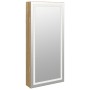 Mirror with jewelry box and LED lights for wall by vidaXL, Mirrors - Ref: Foro24-353249, Price: 67,24 €, Discount: %