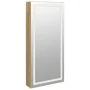 Mirror with jewelry box and LED lights for wall by vidaXL, Mirrors - Ref: Foro24-353249, Price: 66,22 €, Discount: %