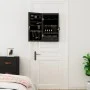 Spiegel mit Schmuckschatulle und LED-Leuchten für schwarze Wand von vidaXL, Spiegel - Ref: Foro24-353230, Preis: 69,54 €, Rab...