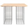 Garden bench design with gabion baskets, solid pine wood, 100x102x72cm. by vidaXL, garden benches - Ref: Foro24-834368, Price...