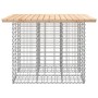 Gartenbank Design Gabion massives Kiefernholz 100x102x72cm von vidaXL, Gartenbänke - Ref: Foro24-834368, Preis: 101,82 €, Rab...