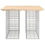 Garden bench design with gabion baskets, solid pine wood, 100x102x72cm. by vidaXL, garden benches - Ref: Foro24-834368, Price...