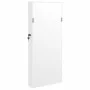 Mirror with jewelry box and LED lights for white wall by vidaXL, Mirrors - Ref: Foro24-353232, Price: 94,26 €, Discount: %