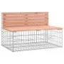 Garden bench design with gabions made of Douglas fir wood, 103x70x65 cm. by vidaXL, garden benches - Ref: Foro24-834375, Pric...