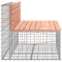 Douglasie Tannenholz Gabione Design Gartenbank 103x70x65 cm von vidaXL, Gartenbänke - Ref: Foro24-834375, Preis: 138,59 €, Ra...