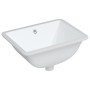 Lavabo de baño rectangular cerámica blanco 47,5x35x19,5 cm de vidaXL, Lavabos - Ref: Foro24-153725, Precio: 67,11 €, Descuent...