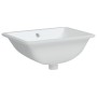 Rectangular white ceramic bathroom sink 47.5x35x19.5 cm by vidaXL, Sinks - Ref: Foro24-153725, Price: 67,11 €, Discount: %