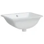 Rectangular white ceramic bathroom sink 47.5x35x19.5 cm by vidaXL, Sinks - Ref: Foro24-153725, Price: 44,10 €, Discount: %