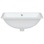 Rectangular white ceramic bathroom sink 47.5x35x19.5 cm by vidaXL, Sinks - Ref: Foro24-153725, Price: 67,11 €, Discount: %
