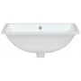 Rectangular white ceramic bathroom sink 47.5x35x19.5 cm by vidaXL, Sinks - Ref: Foro24-153725, Price: 44,10 €, Discount: %