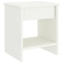 Nachttisch aus massivem weißem Mangoholz, 35 x 30 x 40 cm von vidaXL, Nachttische - Ref: Foro24-322222, Preis: 38,42 €, Rabat...