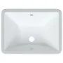 Rectangular white ceramic bathroom sink 47.5x35x19.5 cm by vidaXL, Sinks - Ref: Foro24-153725, Price: 44,10 €, Discount: %