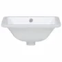 White ceramic rectangular bathroom sink 36.5x32x15.5 cm by vidaXL, Sinks - Ref: Foro24-153723, Price: 44,75 €, Discount: %