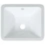 White ceramic rectangular bathroom sink 36.5x32x15.5 cm by vidaXL, Sinks - Ref: Foro24-153723, Price: 44,75 €, Discount: %