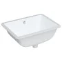 Lavabo de baño rectangular cerámica blanco 52x38,5x19,5 cm de vidaXL, Lavabos - Ref: Foro24-153726, Precio: 43,79 €, Descuent...