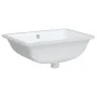 Lavabo de baño rectangular cerámica blanco 52x38,5x19,5 cm de vidaXL, Lavabos - Ref: Foro24-153726, Precio: 43,79 €, Descuent...