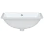 Lavabo de baño rectangular cerámica blanco 52x38,5x19,5 cm de vidaXL, Lavabos - Ref: Foro24-153726, Precio: 43,79 €, Descuent...