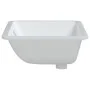 Lavabo de baño rectangular cerámica blanco 52x38,5x19,5 cm de vidaXL, Lavabos - Ref: Foro24-153726, Precio: 43,79 €, Descuent...