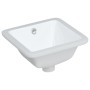 Lavabo de baño rectangular cerámica blanco 30,5x27x14 cm von vidaXL, Sinkt - Ref: Foro24-153722, Preis: 55,02 €, Rabatt: %