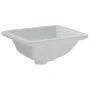 Lavabo de baño rectangular cerámica blanco 30,5x27x14 cm by vidaXL, Sinks - Ref: Foro24-153722, Price: 50,49 €, Discount: %
