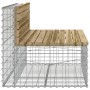 Gabion design garden bench impregnated pine wood 103x70x65cm by vidaXL, garden benches - Ref: Foro24-834376, Price: 146,76 €,...