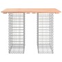 Gabionen-Design-Gartenbank aus massivem Kiefernholz, 100 x 70 x 72 cm von vidaXL, Gartenbänke - Ref: Foro24-834366, Preis: 78...