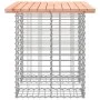 Gabion design garden bench solid pine wood 100x70x72 cm by vidaXL, garden benches - Ref: Foro24-834366, Price: 77,60 €, Disco...