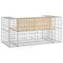 Gartenbank Design Gabione massives Kiefernholz 143x71x65,5 cm von vidaXL, Gartenbänke - Ref: Foro24-834377, Preis: 144,11 €, ...