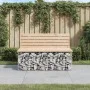 Gabion design garden bench solid pine wood 103x70x65 cm by vidaXL, garden benches - Ref: Foro24-834374, Price: 129,88 €, Disc...
