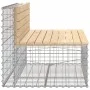 Gabion design garden bench solid pine wood 103x70x65 cm by vidaXL, garden benches - Ref: Foro24-834374, Price: 129,88 €, Disc...