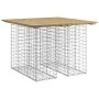 Gabion basket garden bench impregnated pine wood 100x102x72cm by vidaXL, garden benches - Ref: Foro24-834370, Price: 108,27 €...