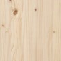 Banco de jardín diseño gaviones madera maciza pino 100x70x72 cm