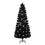 Weihnachtsbaum Schneeflocken LED Glasfaser schwarz 240 cm von vidaXL, Weihnachtsbäume - Ref: Foro24-328465, Preis: 158,47 €, ...