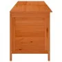 Arcón de jardín madera maciza abeto marrón 198,5x50x56,5 cm de vidaXL, Cajas de almacenaje para exteriores - Ref: Foro24-3647...